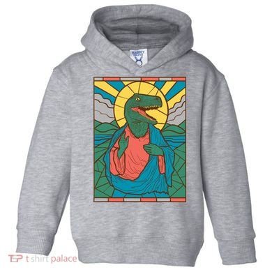 Dinosaur Jesus Toddler Hoodie