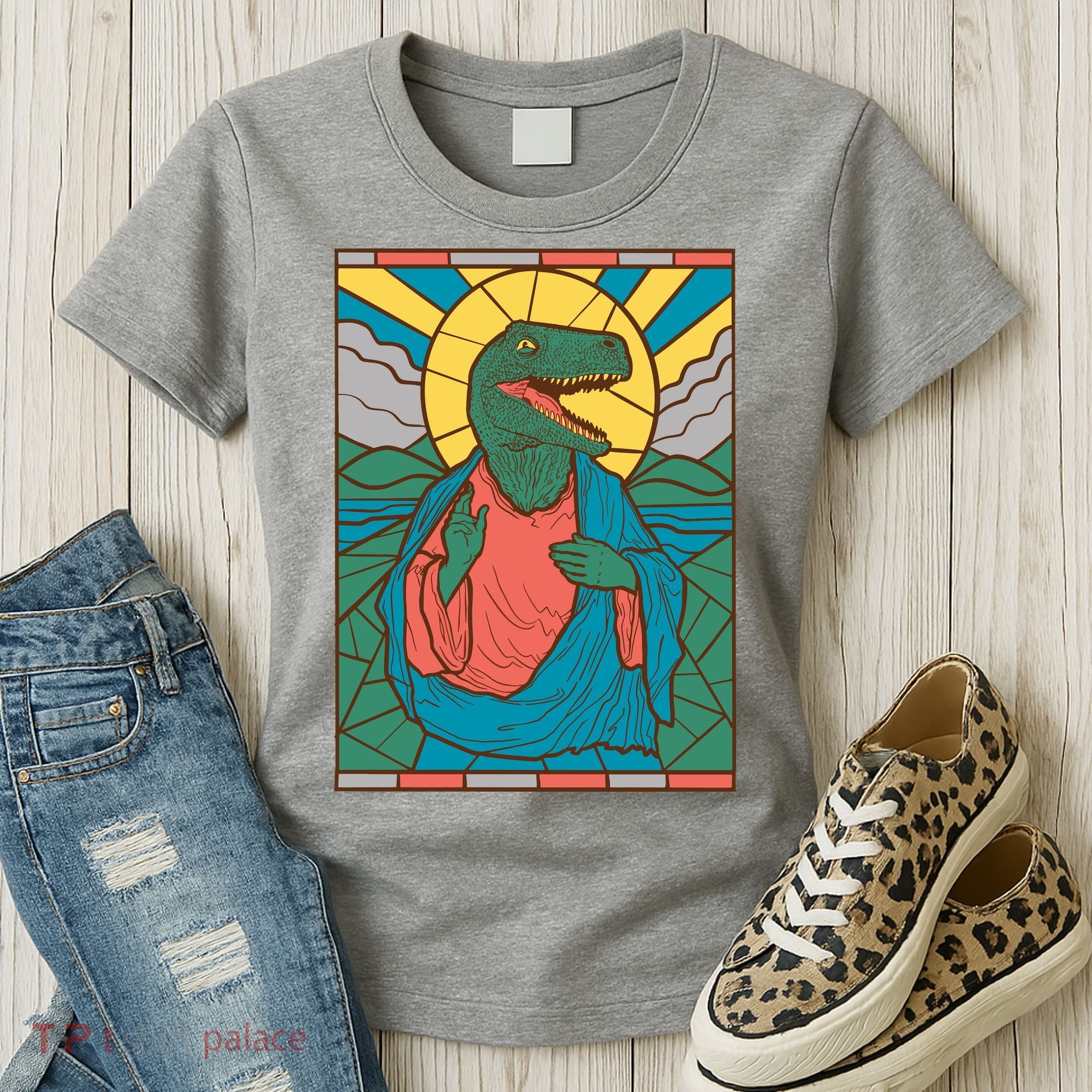 Dinosaur Jesus Women's T-Shirt