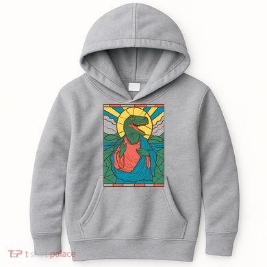 Dinosaur Jesus Kids Hoodie