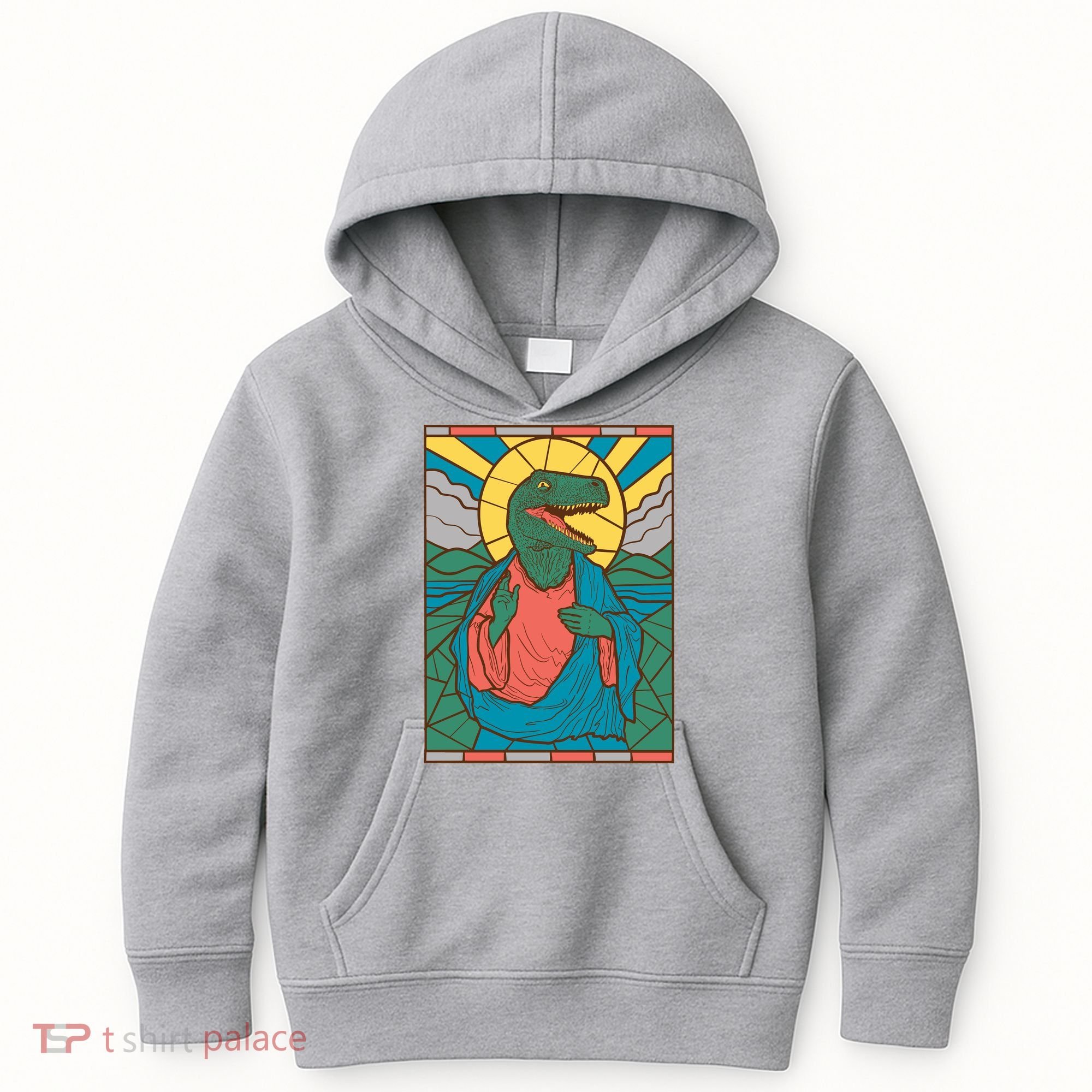 Dinosaur Jesus Kids Hoodie