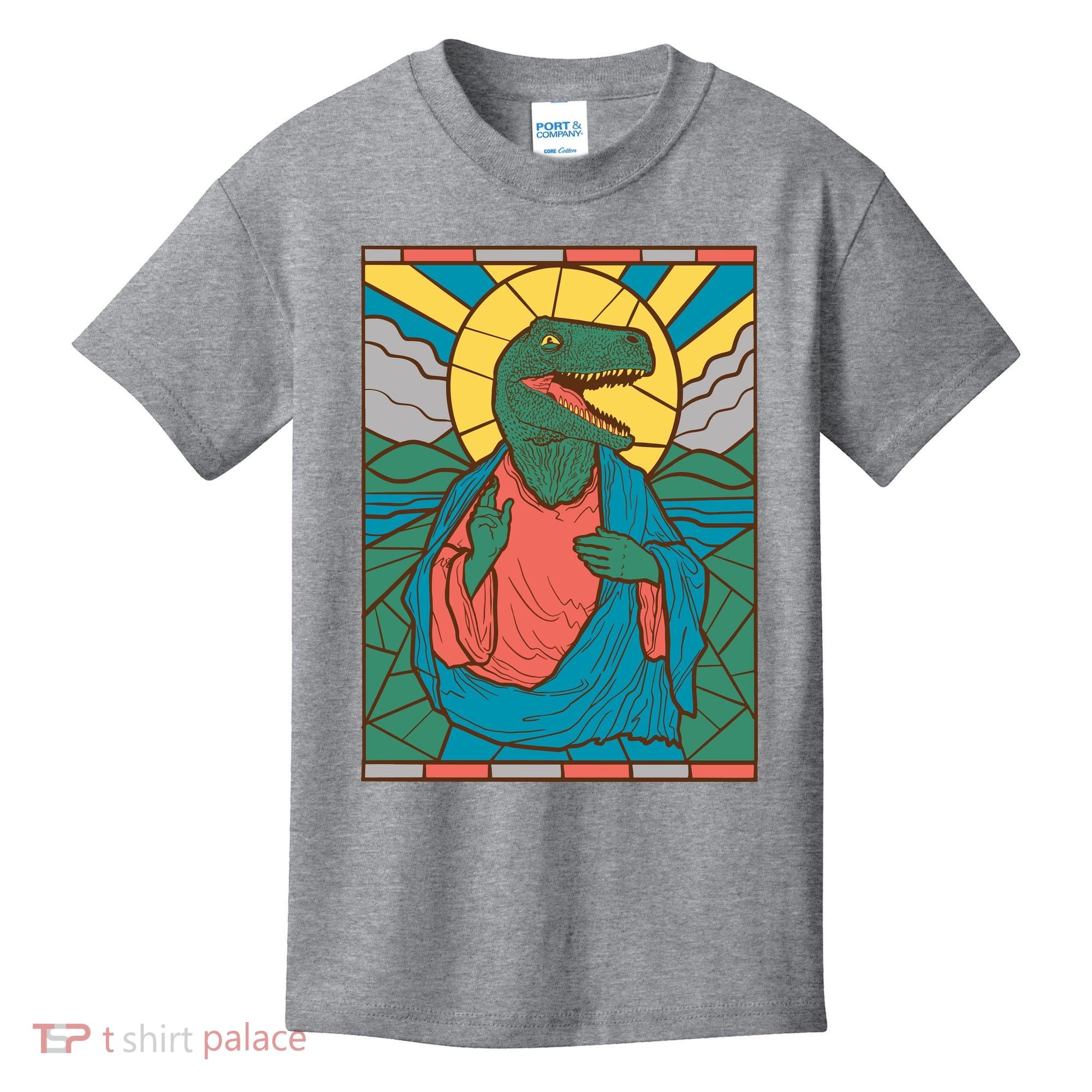 Dinosaur Jesus Kids T-Shirt