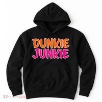 Dunkie Junkie Donut And Coffee Lover Hoodie thumb 0