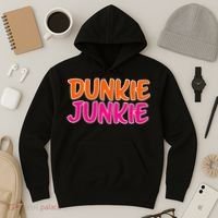 Dunkie Junkie Donut And Coffee Lover Hoodie thumb 3