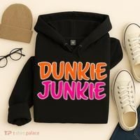 Dunkie Junkie Donut And Coffee Lover Hoodie thumb 4