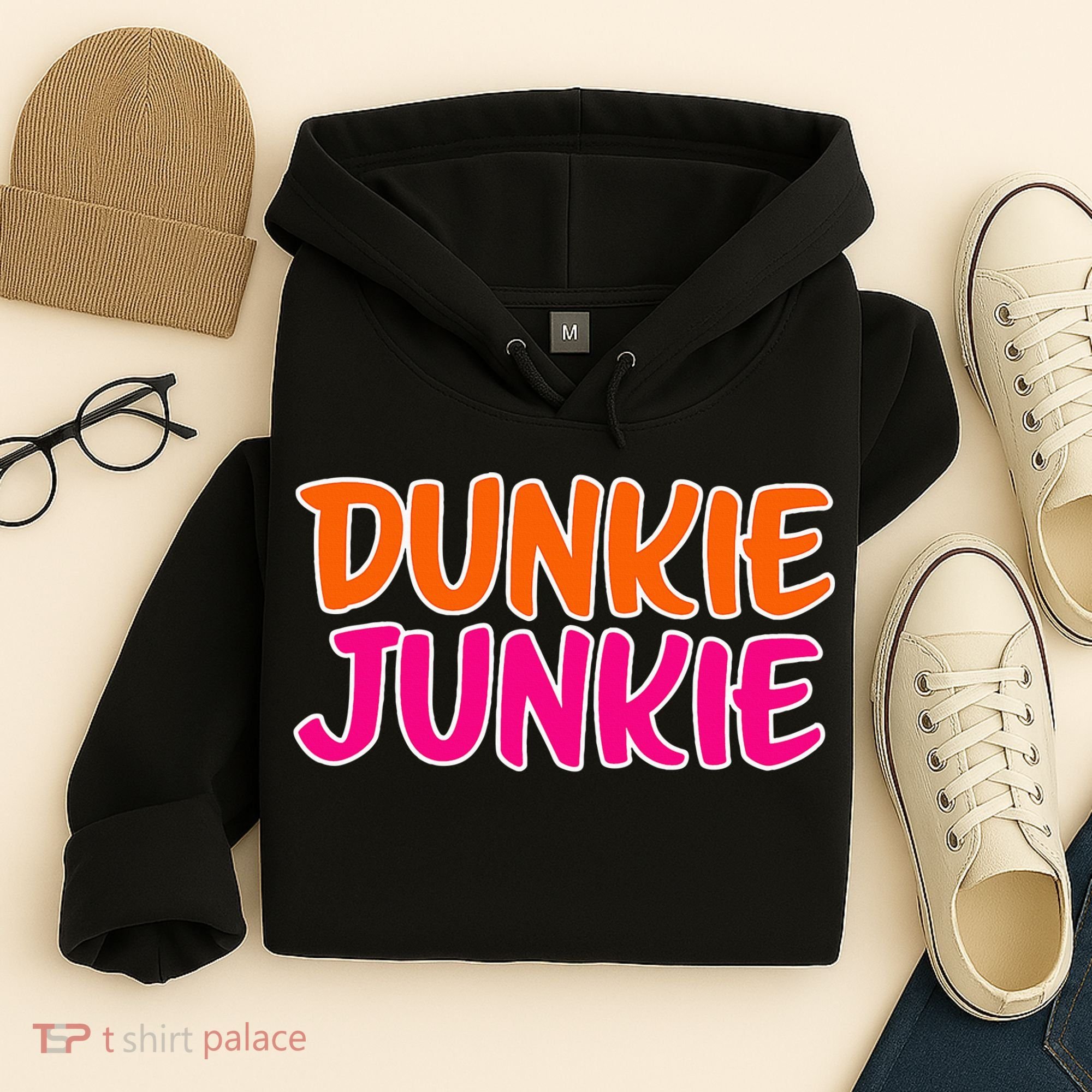 Dunkie Junkie Donut And Coffee Lover Hoodie