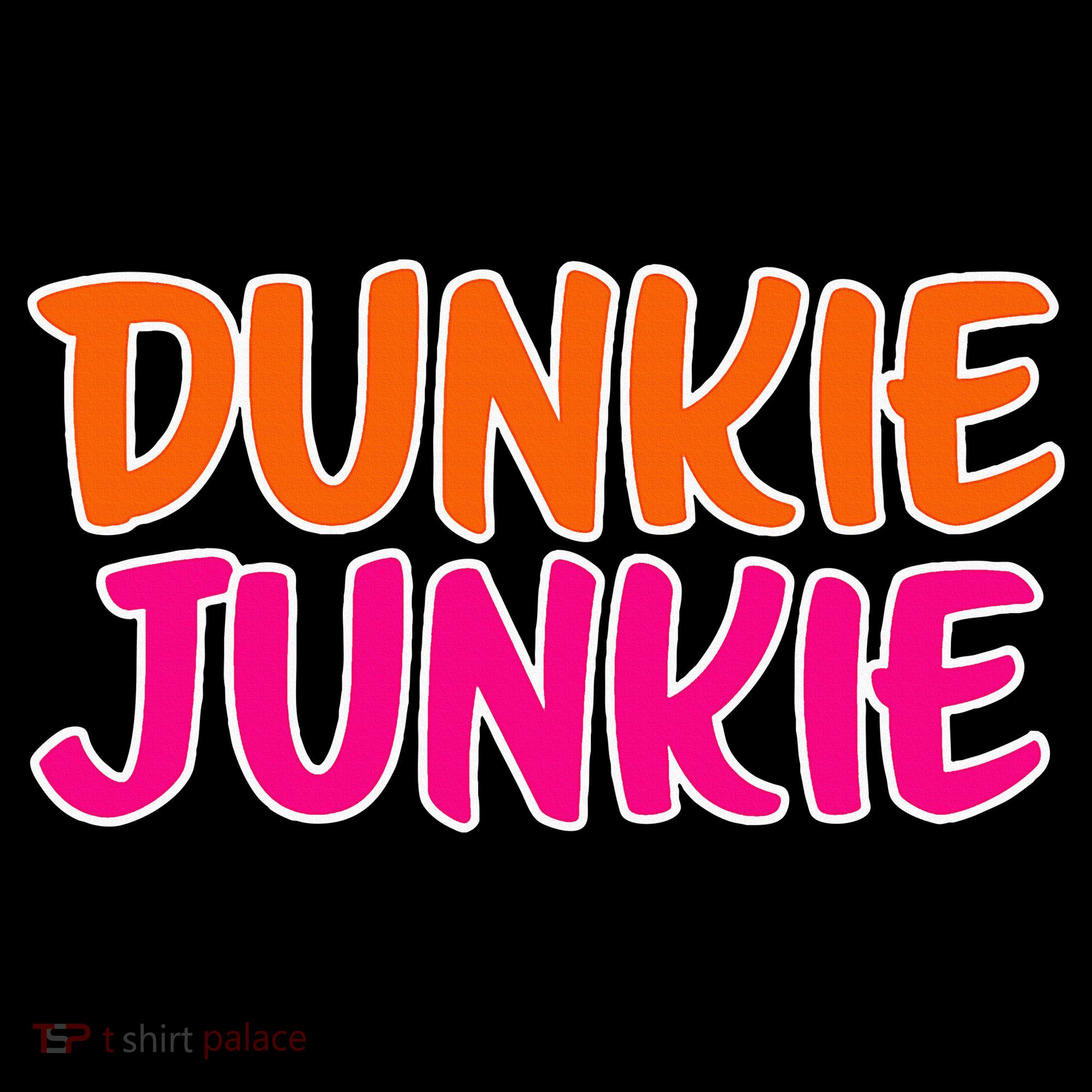 Dunkie Junkie Donut And Coffee Lover Long Sleeve Shirt