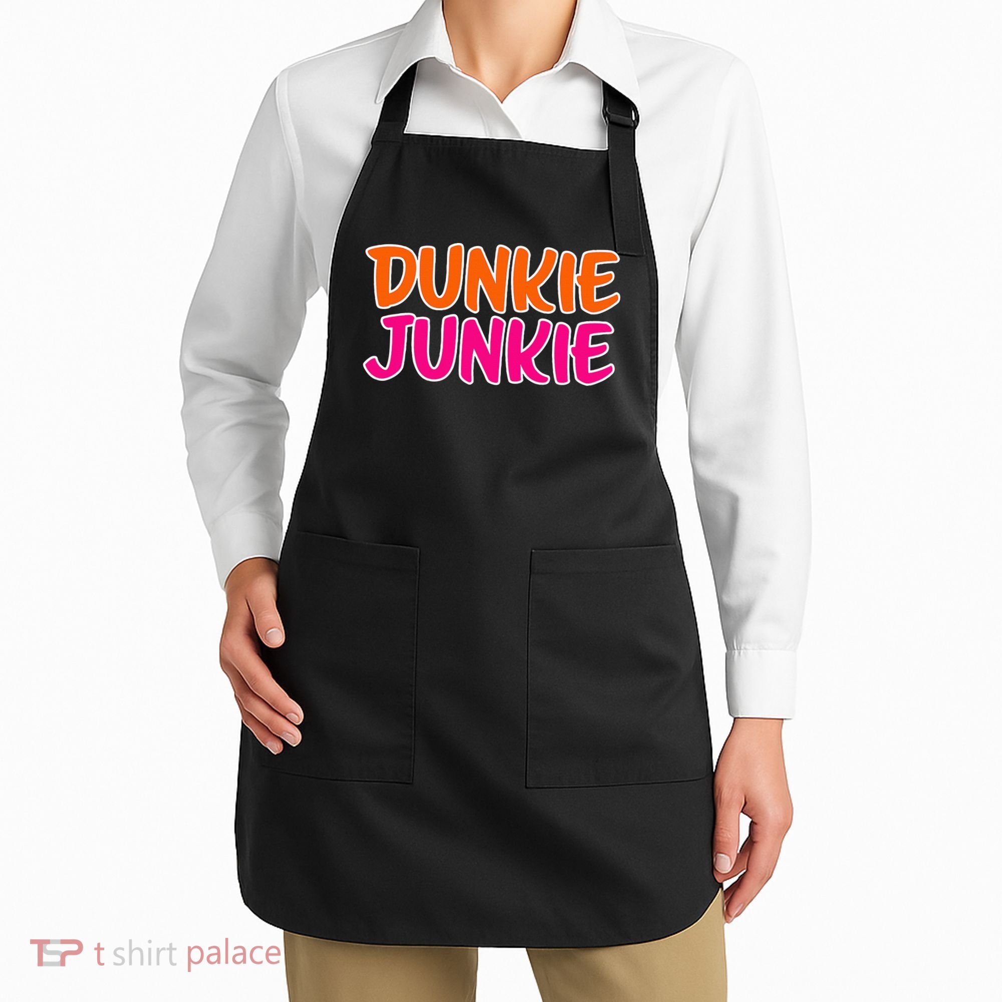 Dunkie Junkie Donut And Coffee Lover Apron