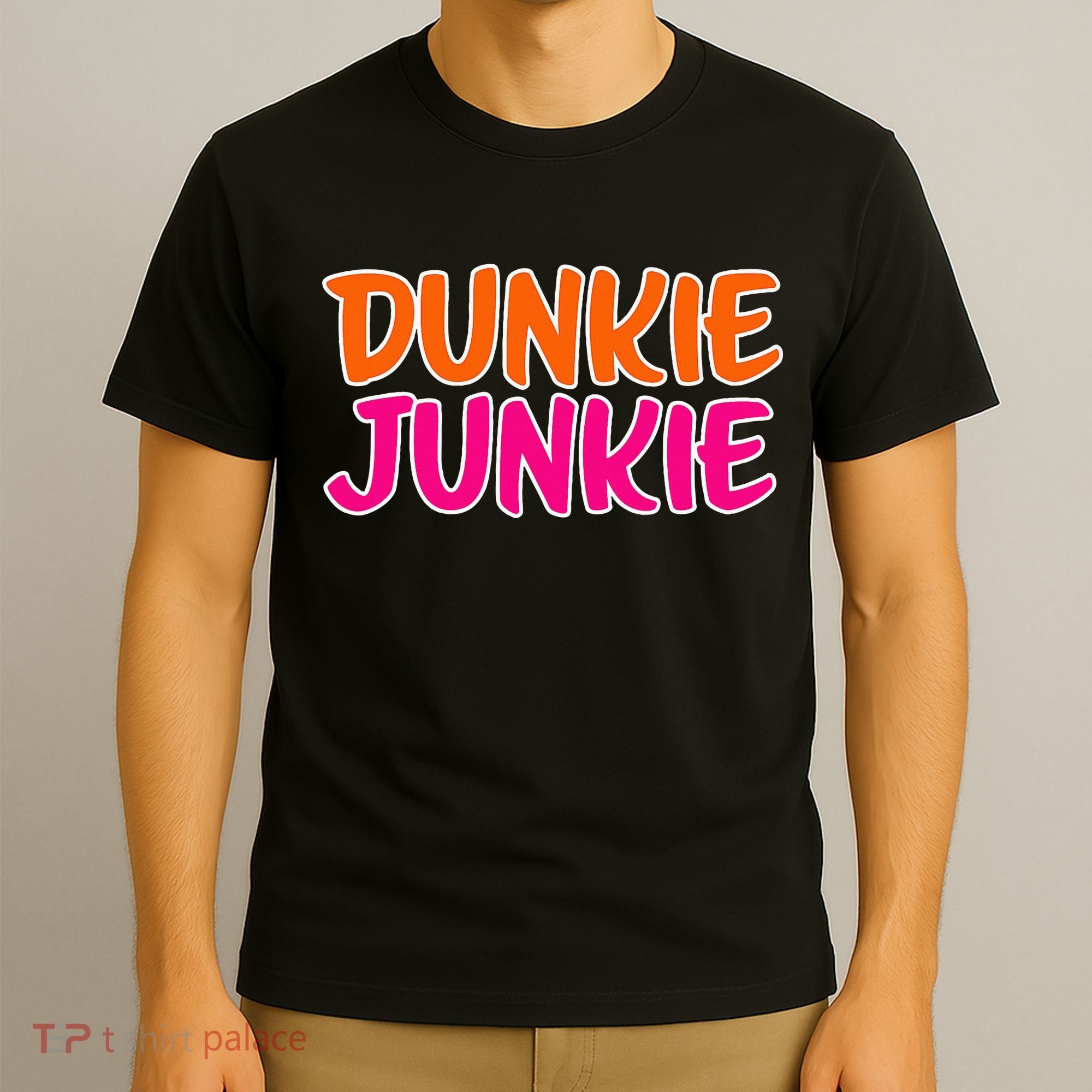 Dunkie Junkie Donut And Coffee Lover T-Shirt