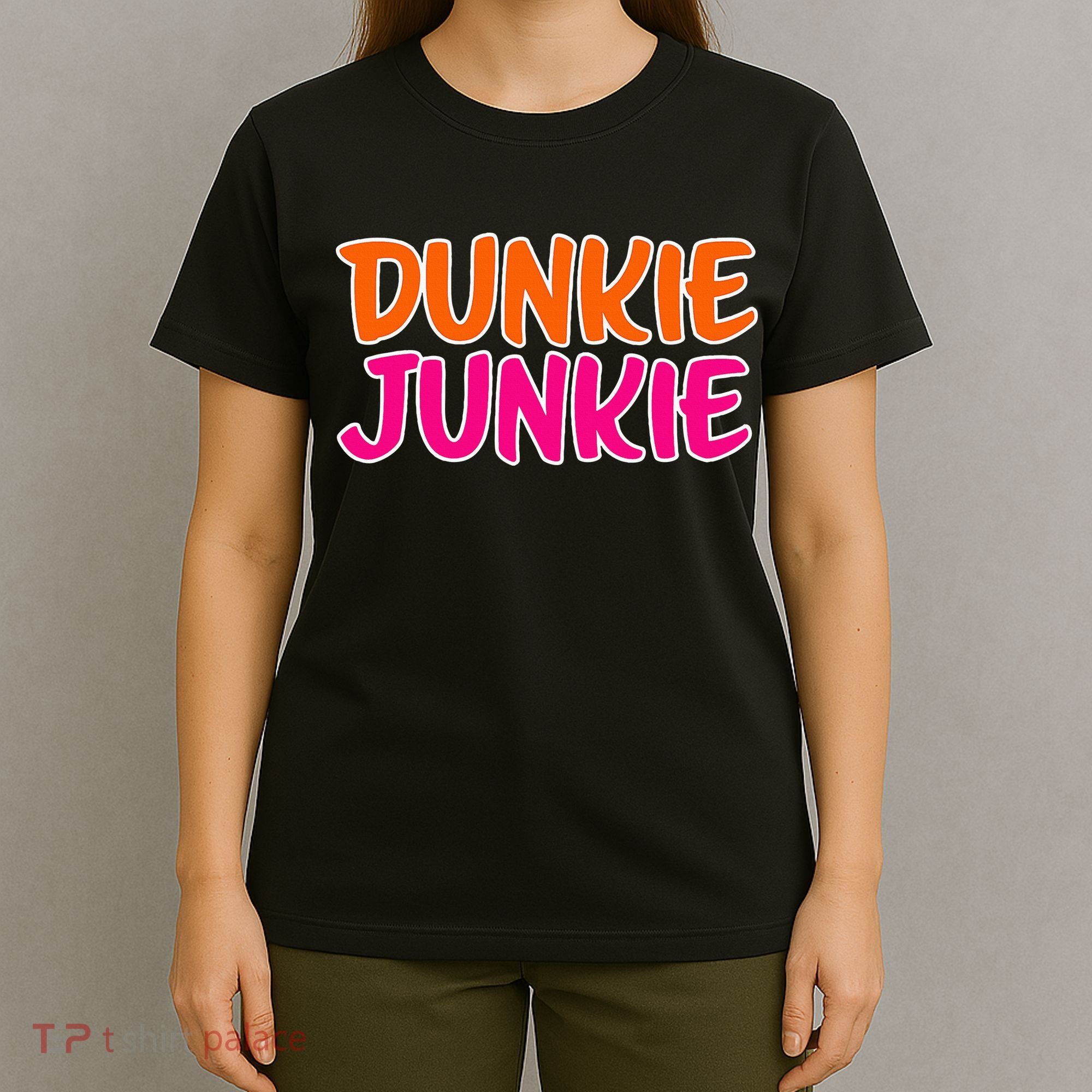 Dunkie Junkie Donut And Coffee Lover T-Shirt