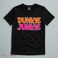 Dunkie Junkie Donut And Coffee Lover T-Shirt thumb 5