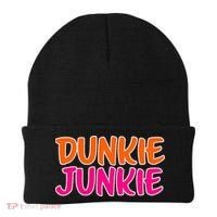 Dunkie Junkie Donut And Coffee Lover Beanie thumb 0