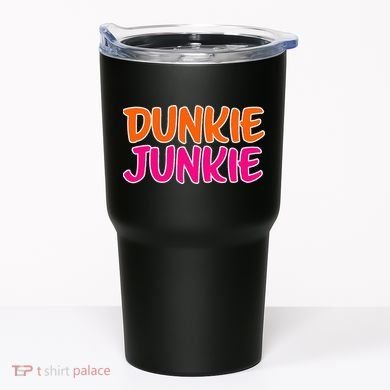Dunkie Junkie Donut And Coffee Lover Tumbler