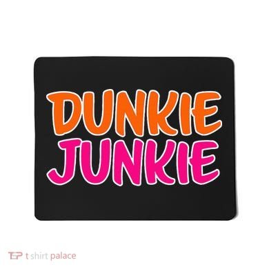 Dunkie Junkie Donut And Coffee Lover Mousepad