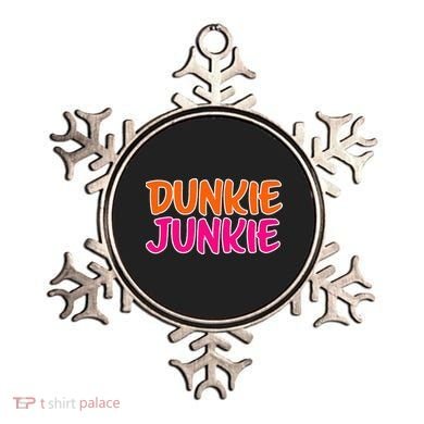 Dunkie Junkie Donut And Coffee Lover Ornament