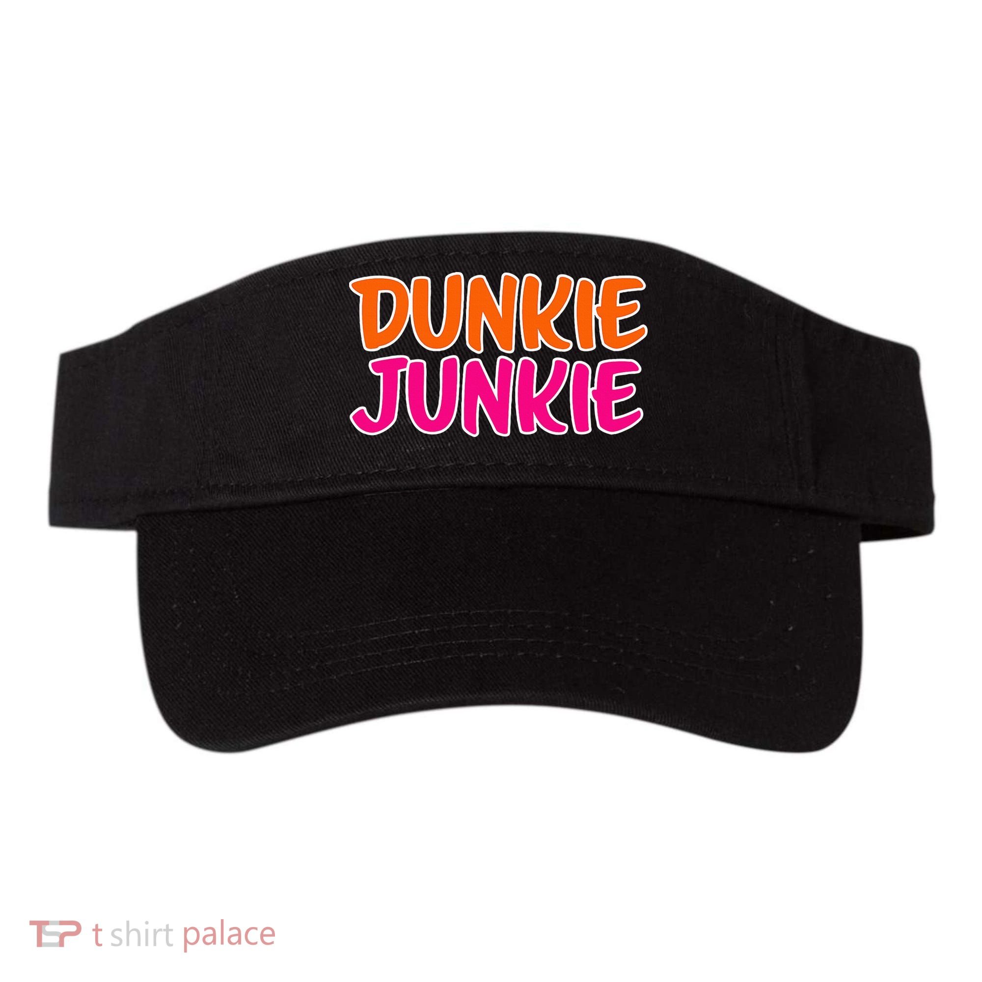 Dunkie Junkie Donut And Coffee Lover Visor
