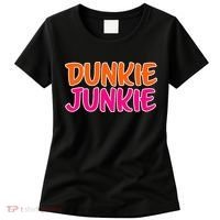 Dunkie Junkie Donut And Coffee Lover Women's T-Shirt thumb 0