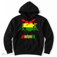 Drummer Juneteenth Day Black Pride History Love Music Drum Hoodie thumb 0