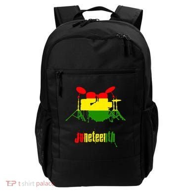 Drummer Juneteenth Day Black Pride History Love Music Drum Backpack