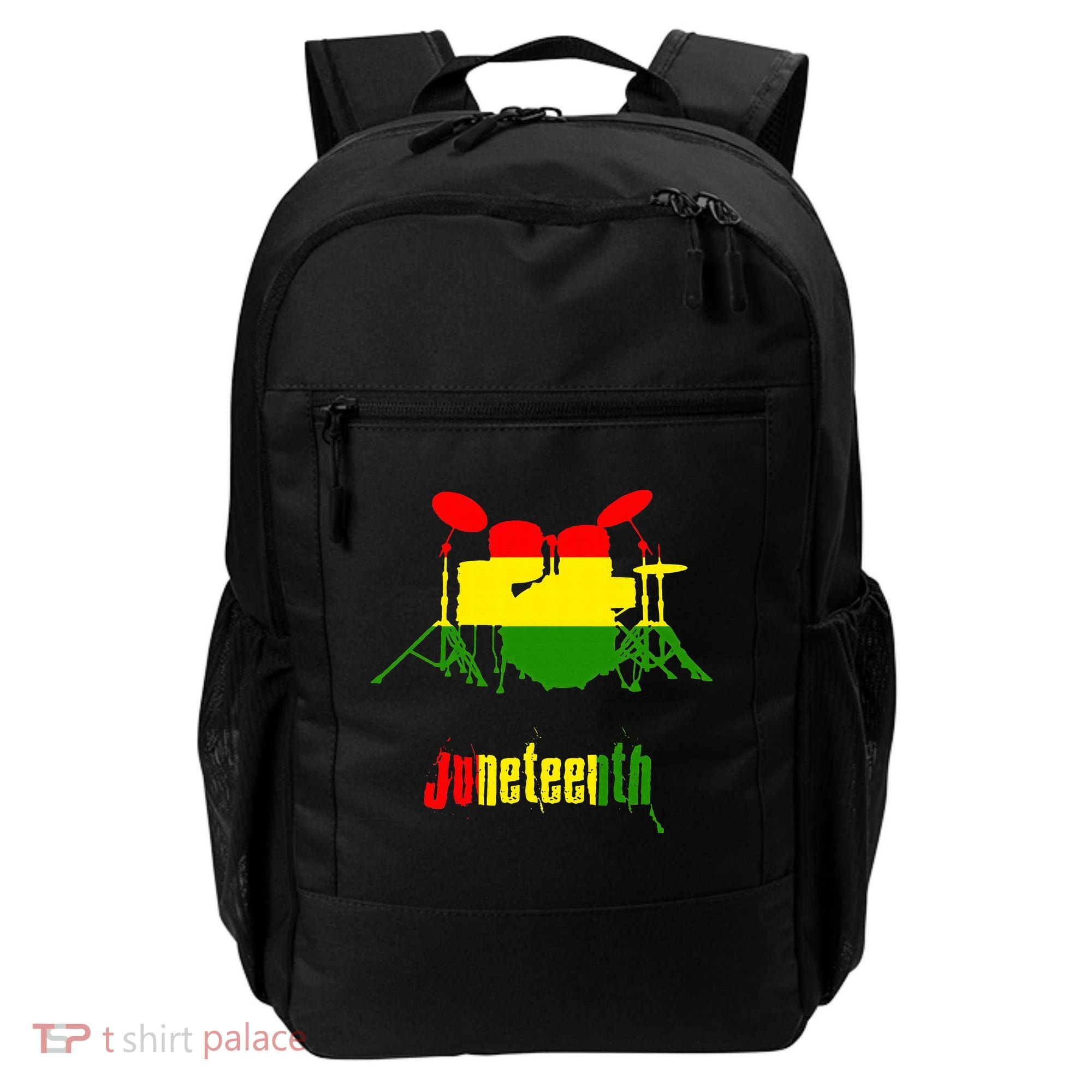 Drummer Juneteenth Day Black Pride History Love Music Drum Backpack