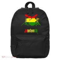 Drummer Juneteenth Day Black Pride History Love Music Drum 16 in Basic Backpack thumb 0