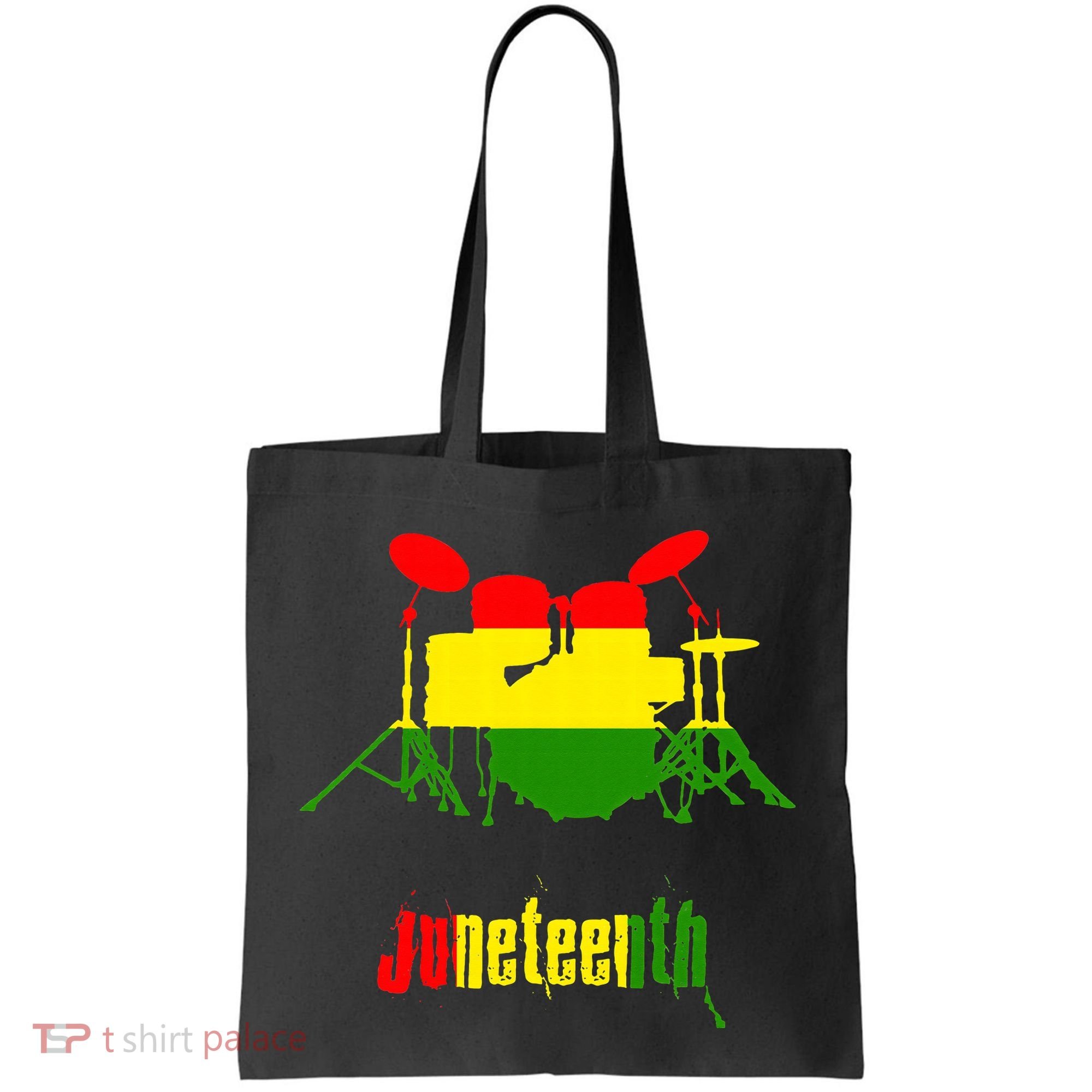 Drummer Juneteenth Day Black Pride History Love Music Drum Tote Bag