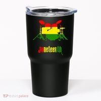 Drummer Juneteenth Day Black Pride History Love Music Drum Tumbler thumb 0