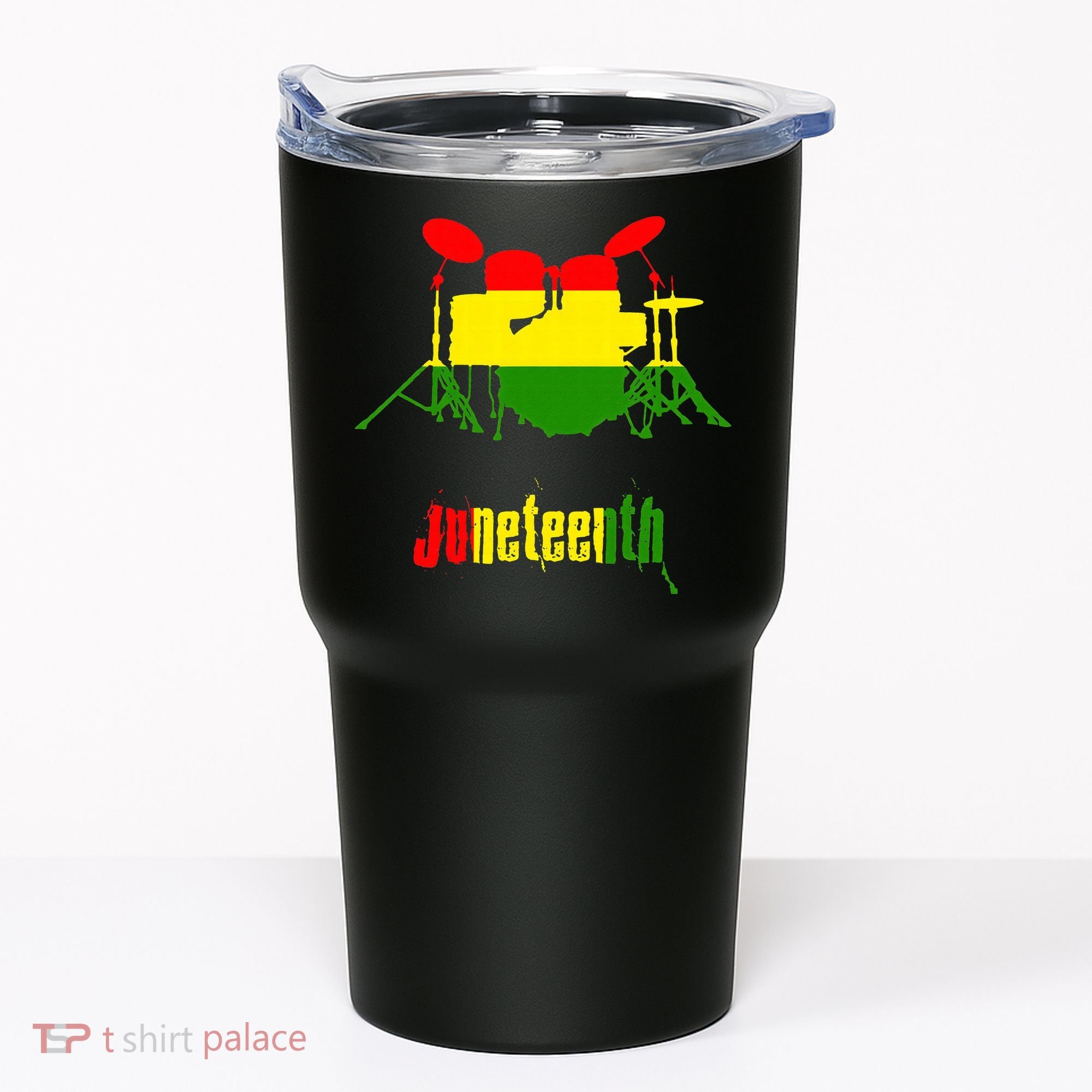 Drummer Juneteenth Day Black Pride History Love Music Drum Tumbler