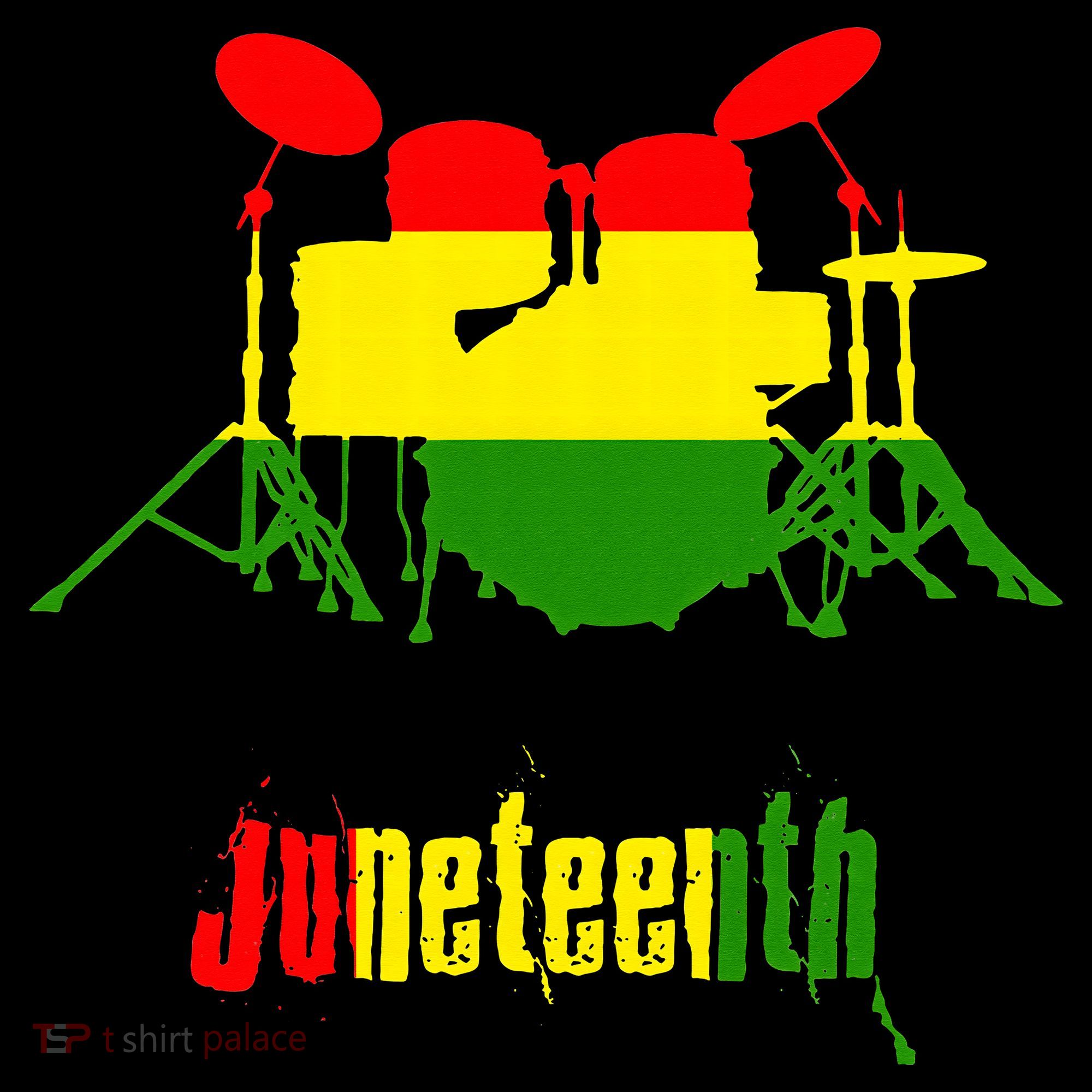 Drummer Juneteenth Day Black Pride History Love Music Drum Mousepad