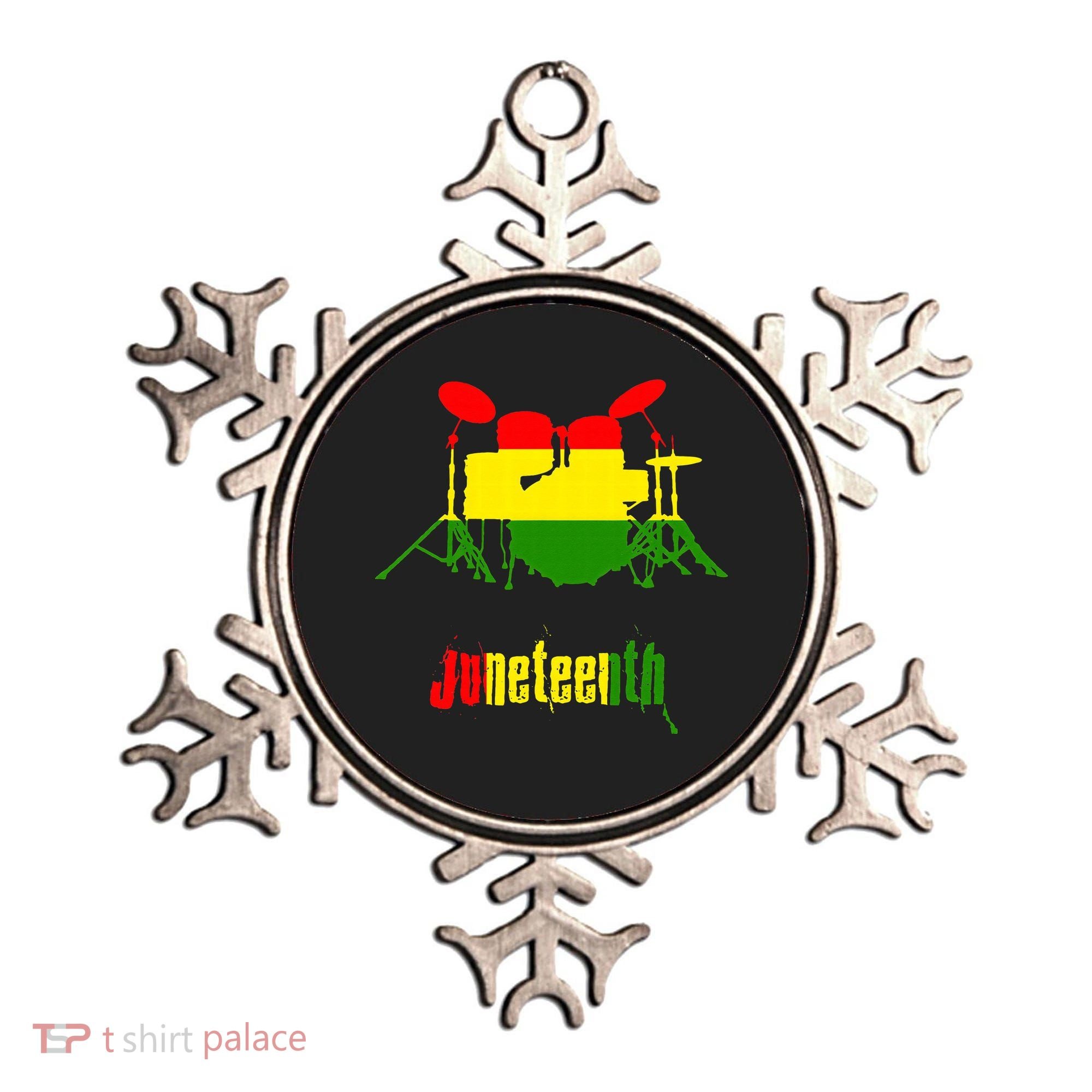 Drummer Juneteenth Day Black Pride History Love Music Drum Ornament