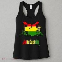 Drummer Juneteenth Day Black Pride History Love Music Drum Women's Tank Top thumb 3