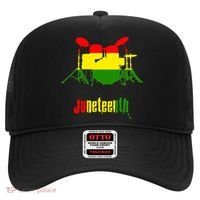 Drummer Juneteenth Day Black Pride History Love Music Drum Hat thumb 0