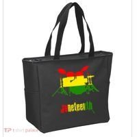 Drummer Juneteenth Day Black Pride History Love Music Drum Tote Bag thumb 2