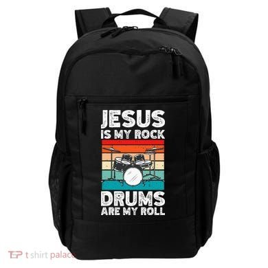 Drummer Jesus Drumming Drums Percussion Faith Christian Backpack