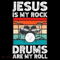 Drummer Jesus Drumming Drums Percussion Faith Christian Women's Hoodie thumb 2