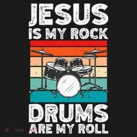 Drummer Jesus Drumming Drums Percussion Faith Christian Mousepad thumb 1