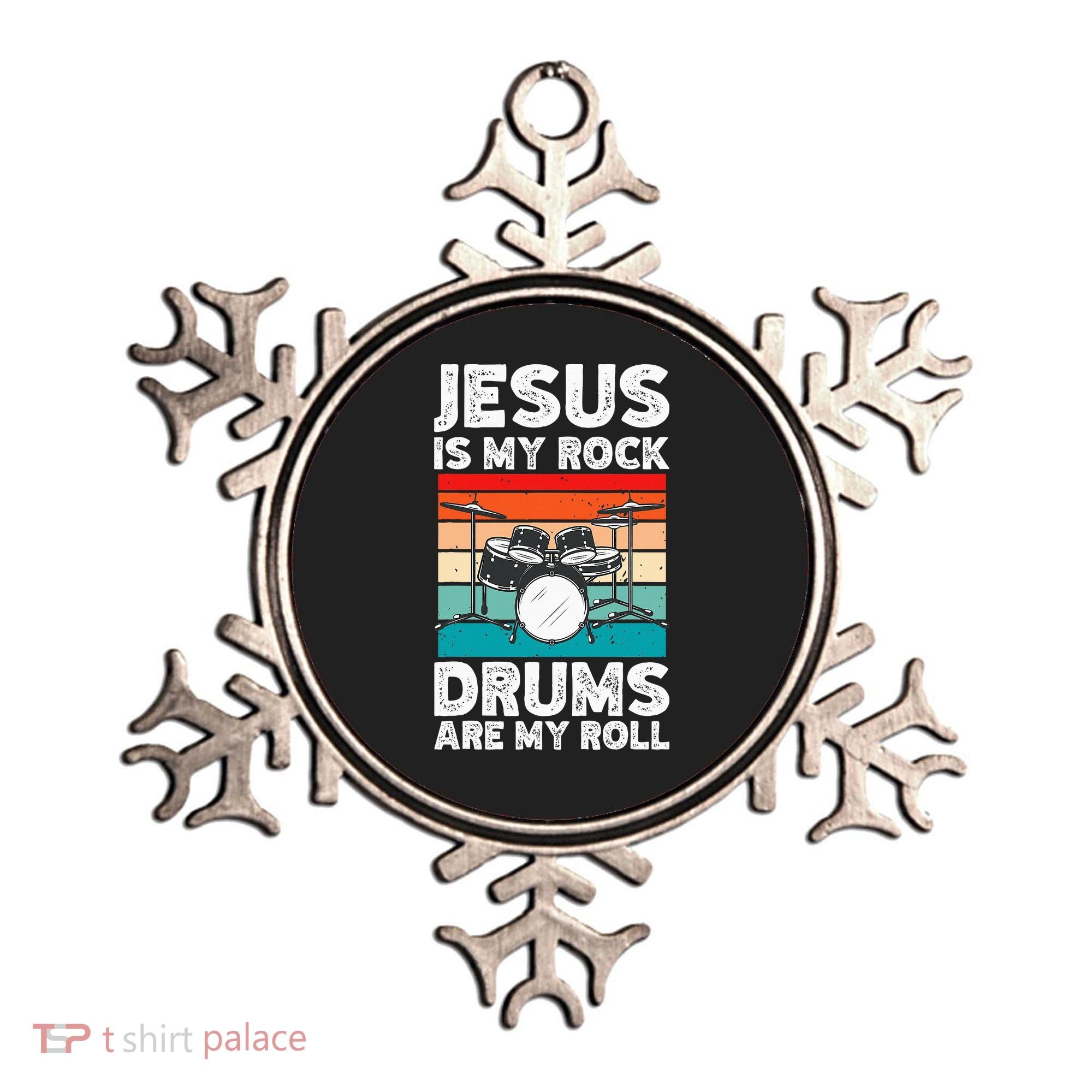 Drummer Jesus Drumming Drums Percussion Faith Christian Ornament