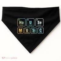 Disc Jockey DJ House Music Relaxing Electronic Music EDM USA-Made Doggie Bandana thumb 0