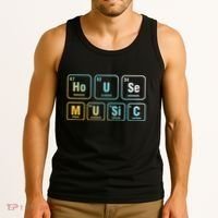 Disc Jockey DJ House Music Relaxing Electronic Music EDM Tank Top thumb 3