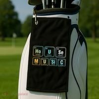 Disc Jockey DJ House Music Relaxing Electronic Music EDM Golf Towel thumb 2