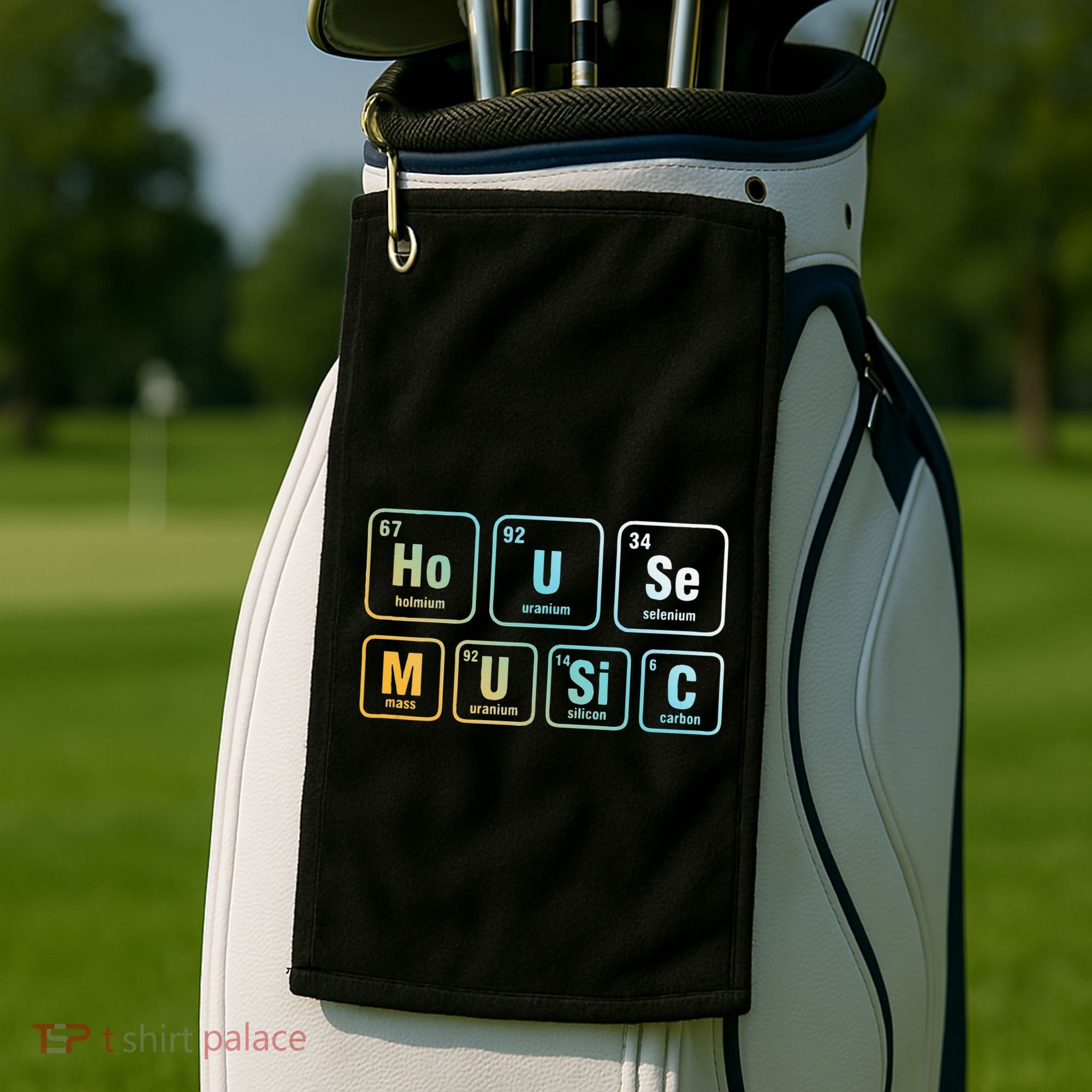 Disc Jockey DJ House Music Relaxing Electronic Music EDM Golf Towel