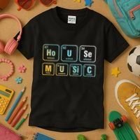Disc Jockey DJ House Music Relaxing Electronic Music EDM Kids T-Shirt thumb 3
