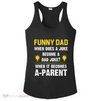 Dad Joke Funny Parent Quote Ladies PosiCharge Competitor Racerback Tank thumb 0