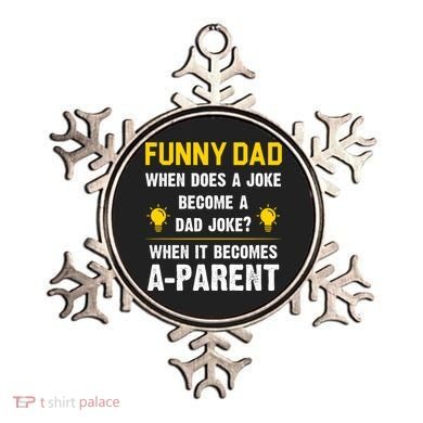 Dad Joke Funny Parent Quote Ornament