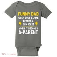 Dad Joke Funny Parent Quote Baby Bodysuit thumb 0