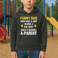 Dad Joke Funny Parent Quote Kids Hoodie thumb 2