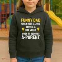 Dad Joke Funny Parent Quote Kids Hoodie thumb 3