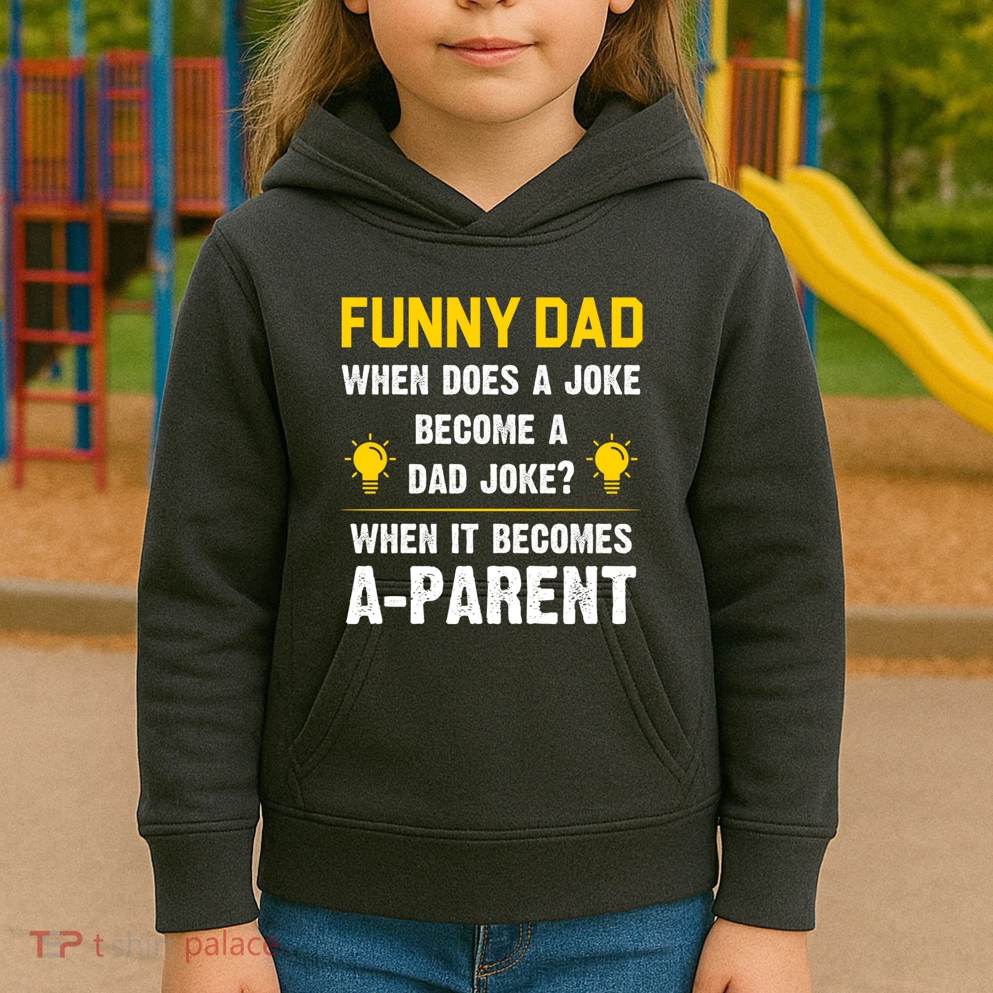 Dad Joke Funny Parent Quote Kids Hoodie