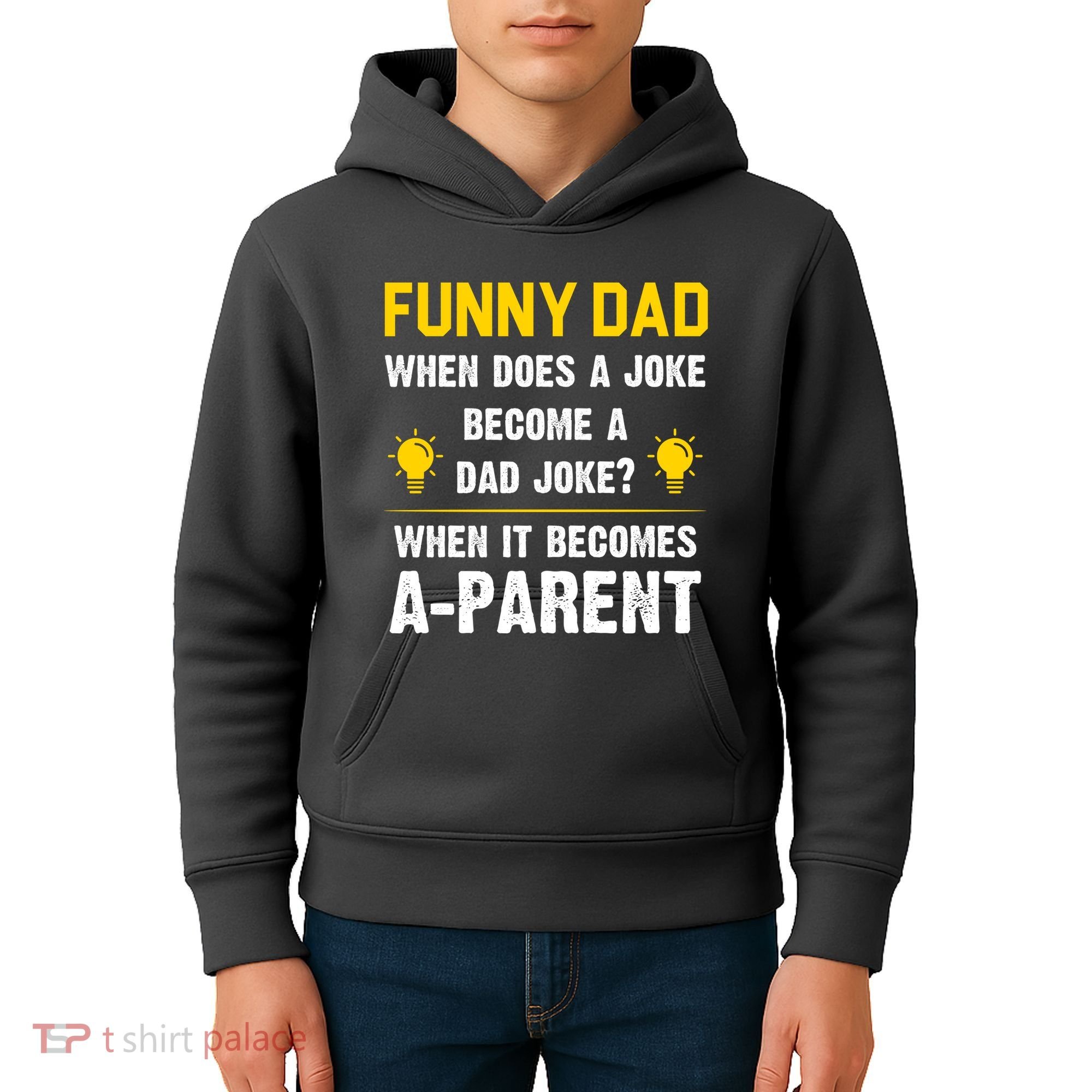 Dad Joke Funny Parent Quote Kids Hoodie