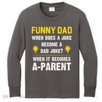 Dad Joke Funny Parent Quote Kids Long Sleeve Shirt thumb 0