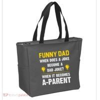 Dad Joke Funny Parent Quote Tote Bag thumb 2